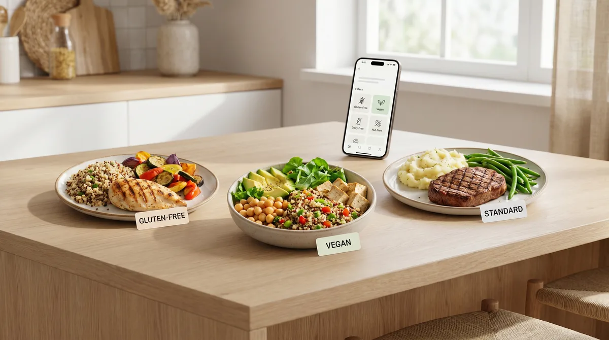Meal Planning with Dietary Restrictions (GF, Vegan, Allergies)
